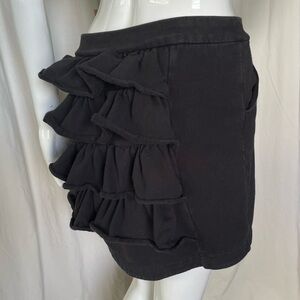 Betsey Johnson Ruffle Cotton Skirt